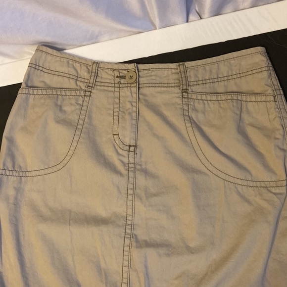 Faded Glory Tan Mini Skirt Size 10 - Picture 2 of 9